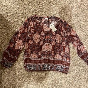 Lucky brand blouse size medium BNWT